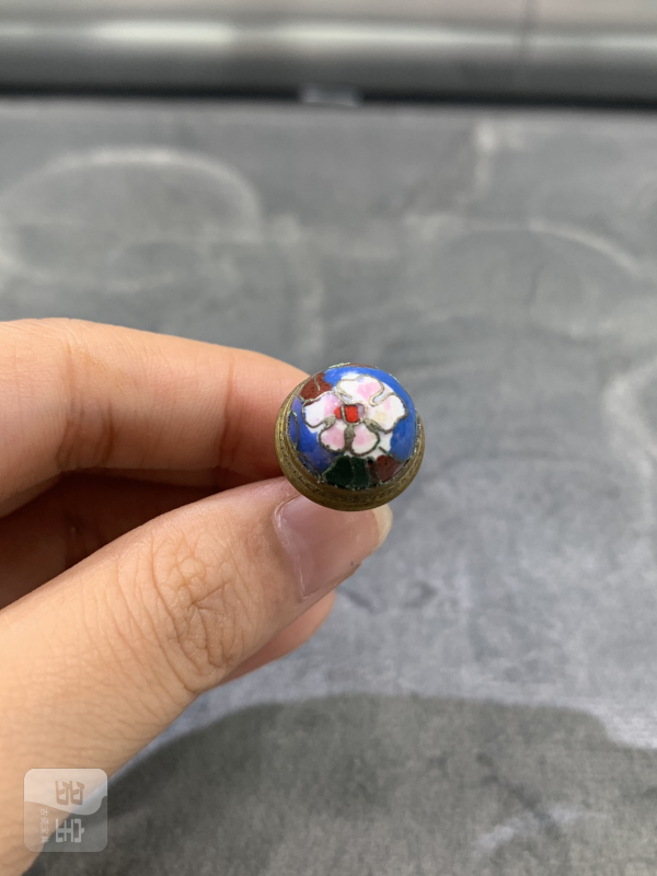 清晚期青花高士对谈图鼻烟壶 - 图9